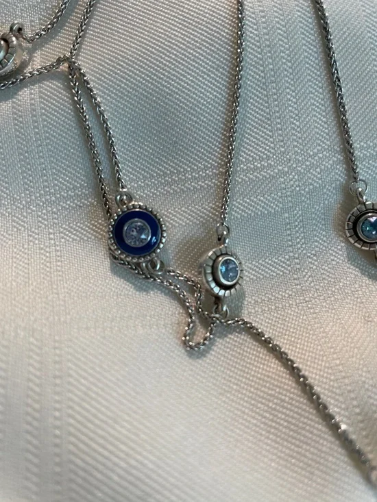 Brighton Halo 39” Necklace with blue accents - Picture 2 of 4